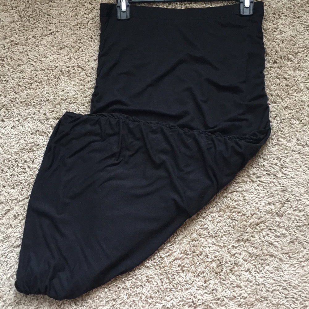 Stretchy jersey skirt